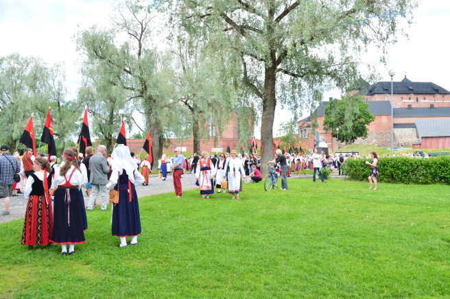 Karjalaiset kesäjuhlat Hämeenlinnassa 2019.