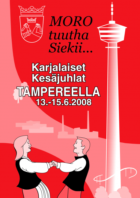 Karjalaiset kesäjuhlat Tampereella 2008.