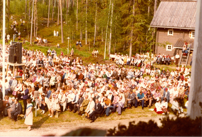 Karjalaiset kesäjuhlat Nurmeksessa 1979.