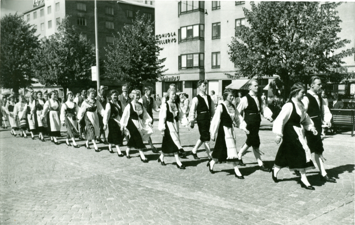 Kesäkisat Lahdessa 1956.