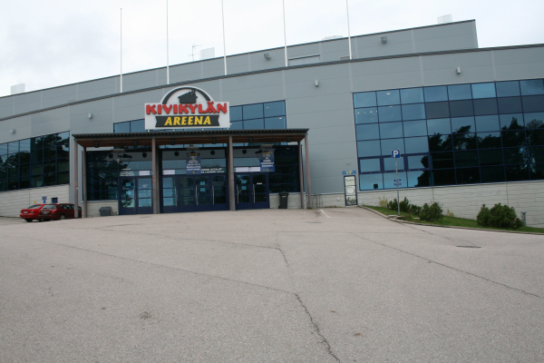 Äijänsuon jäähalli (Kivikylän Areena) Raumalla.