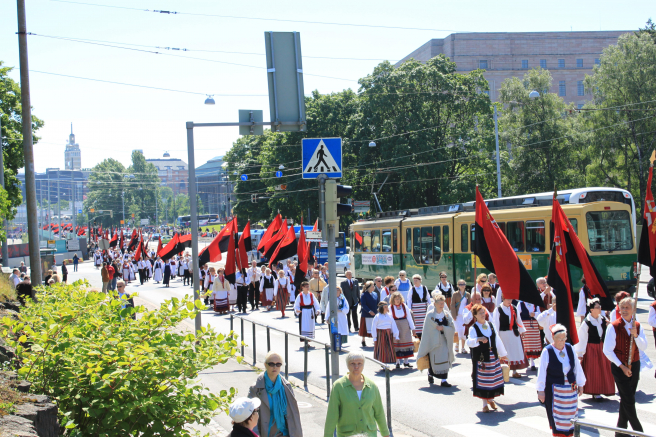 Karjalaiset kesäjuhlat Helsingissä 2010.