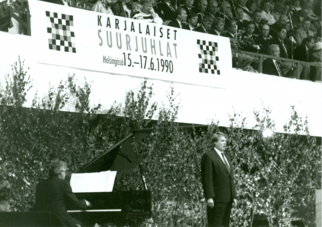 Karjalaiset kesäjuhlat, suurjuhlat Helsingissä 1990.